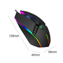 A902 RGB Gaming Mouse 7-Color Breathing Backlit Wired Optical Mice for PC A