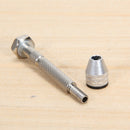 Mini Micro Aluminum Hand Drill With Keyless Chuck +10 Twist Drills Rotary T