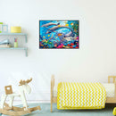 5D DIY Full Drill Diamond Painting Sea Dolphin Cross Stitch Embroidery Kits