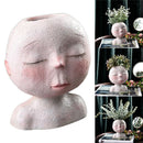 Statue Head Flowerpot Planter Sculpture Plant Pot Ornament Garden Decor...
