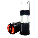2x COB Camping Lantern Torch Tent Light LONG-LASTING Collapsible