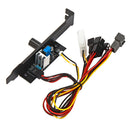 3 Channels Cooler Cooling Fan Speed Controller Splitter Adapter PC 12V Power for