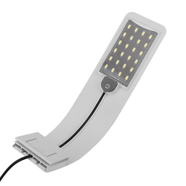 LED Waterproof Aquarium Light Tank Plant Grow Clip Lamp (Blue White White)