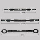 Adjustable Motorcycle Handlebar Cross Bar Steering Strength Lever Bar Black