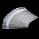 10PCS Clear Transparent PVC Plastic Pocket Wallet ID Cards Pass Badge Holder
