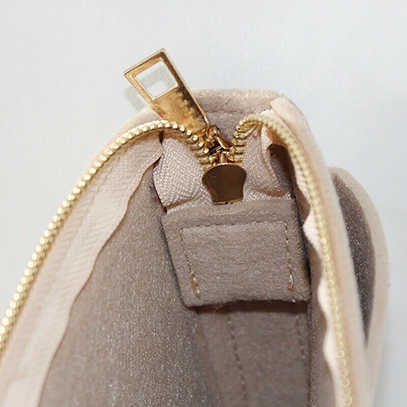 Makeup Bag Cosmetic Cases Felt Bag Organizer Insert Cosmetic Bags Makeup CasM9Q2