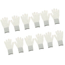 6Pairs Cotton Gloves,Car Detailing Vinyl Wrap Anti-Static Applicator Wrap Gloves