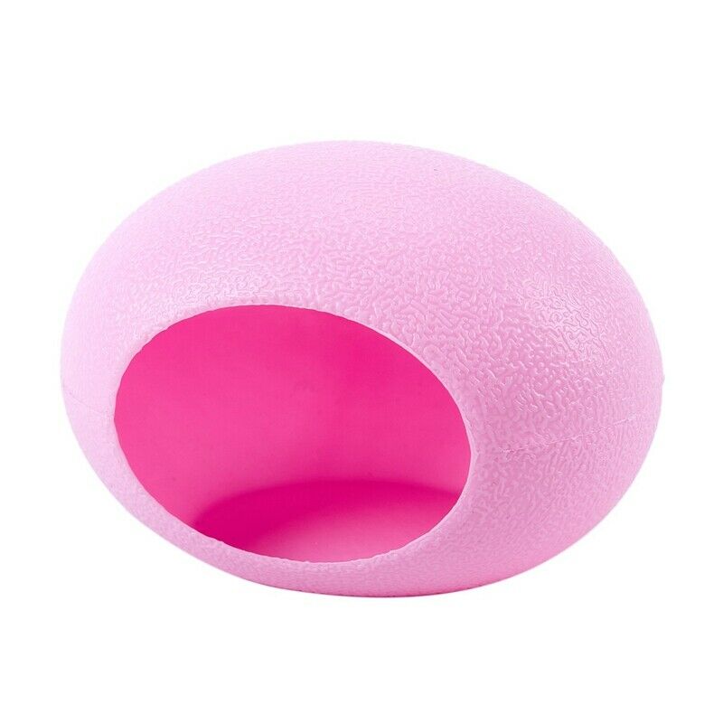 Plastic Mini Pet Bedroom Egg Nest Hamster Cottage Pink