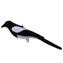 1 Black Hard Plastic Magpie Bird for Hunting Animal Decoy Trap Home Garden Decor