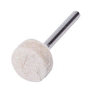 100pcs Wool Felt Polishing Buffing Round Wheel Tool + 2 Shank For  Rotary