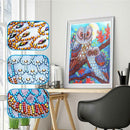 5D DIY Special Shaped Diamond Painting Colorful Bird Cross Stitch Embroider