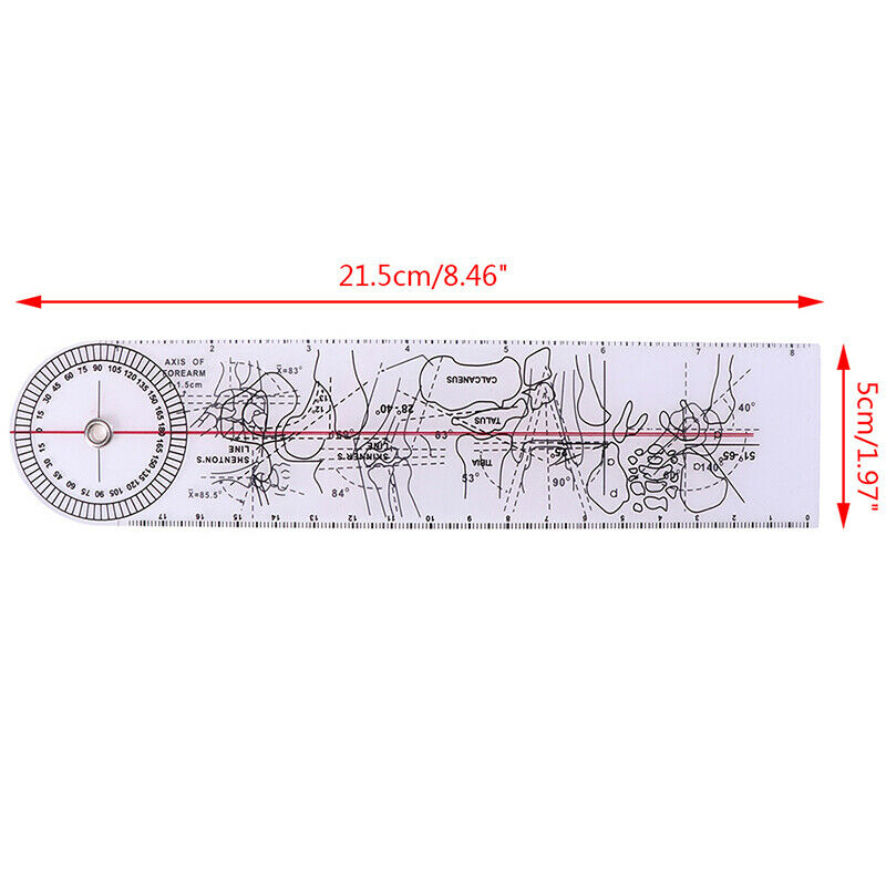 Goniometer Angle Medical Ruler Rule Joint Orthopedics Tool Instruments Plas*SE