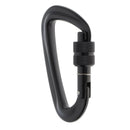 3x 12KN/5KN Screw Lock Carabiner D-Ring Durable Light for Camping Hiking