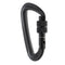 3x 12KN/5KN Screw Lock Carabiner D-Ring Durable Light for Camping Hiking