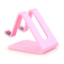 Universal Plastic Desktop Holder Tablet Mobile Phone Stand Bracket (Pink) A