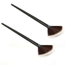 Pro Fan Shape Makeup Cosmetic Brush Blending Highlighter Contour Face Powd JQZ