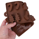 Silicone Cake Mould Chocolate Mold Christmas Tree Wand Sock Snowman Baking SEAU