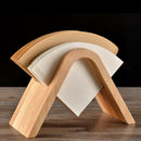 Hand-Made Coffee Paper Holder Paper Base V-Bracket Bamboo Leak Paper Box Co F5Z7