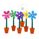 6Pcs Creative Sunflower Ballpoint Pen Cute Flower Pot Modeling Beautiful De