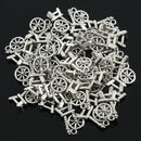 40 Pcs Spinning Wheel Charm Pendants 18x12mm(3/4"x1/2") Z5G1