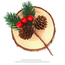 Christmas Artificial Pine Branch Cone Berry Holly Dried Flower XMAS Decor AU