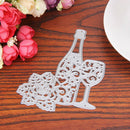 Flower Wine Steel Cutting Dies Stencil For DIY Scrapbook Paper Card