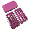 7pcs Nail Care Cutter Cuticle Clipper Manicure Pedicure Kit Case Gift Set OZ