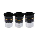 1.25" PLOSSL 4,6,9mm Eyepiece Lens for Astronomical Telescope