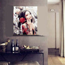DIY Paint By Numbers 16"*20" Kit Beautiful Girl  Painting On Canvas Home Decor