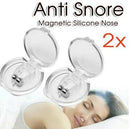 Silent Sleep Magnetic Silicon Snore Stopper Device Anti Snoring Nose Clips Aids/
