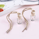 1PC car empty clear perfume glass bottle pendant auto interior home ornament  Z