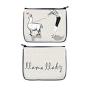 Printed Makeup Bags PU Leather Cosmetics Pouch for Travel (Medium Square) A