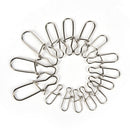 100pcs Nice Fastlock Snap Stainless Steel Fishing Duo-lock Snaps Hooks 2#-6#ã€NM&