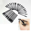 100Pcs One-Off Disposable Eyelash Brush Mini Mascara Wand Applicator Makeup