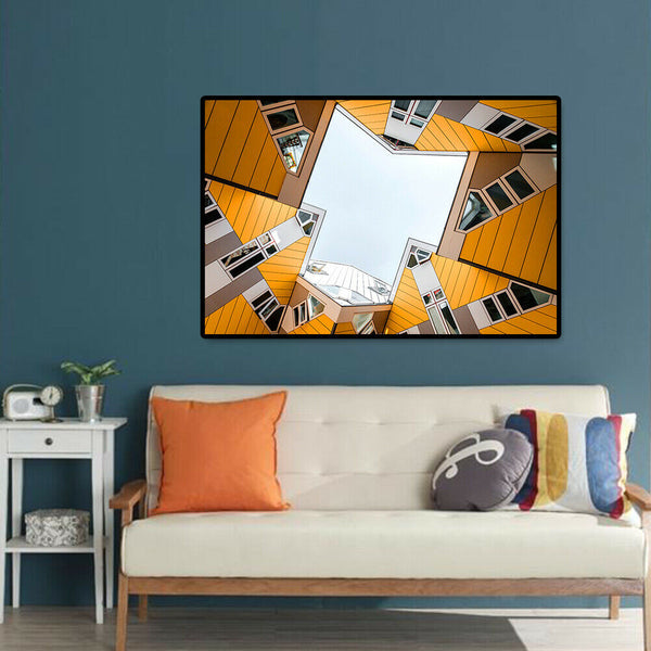 1000 Pieces Paper Jigsaw Puzzles Geometry Building Assembling Craft Decor