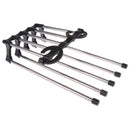 1PC 5 Tier Portable Clothes Hanger Pants Racks Trousers Storage Drying HangeA3C