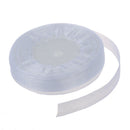 5/8 Inch 50 Yard Organza Ribbon - White 01