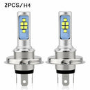 2 X H4 6W LED White 6000K LED Bulbs Car Fog Driving Light Headlight Lamp