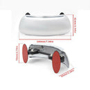 Convex 180 Degree Motorcycle Rearview Mirror Blind Spot Mirror Anti Glare