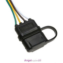 4Pin 12V US Trailer Hitch Wiring Tow Harness Power Controller Plug