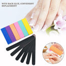 12Pcs Nail Files And Buffers Block Manicure Kits Rectangular Art Care