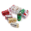 Nail Foils Lace Fragments Glitter Series Nail Art Stickers Transfer Decals Decor