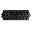Blade Fuse Block Standard Fuse Box Holder with Clear Cover for Car (8 Way)