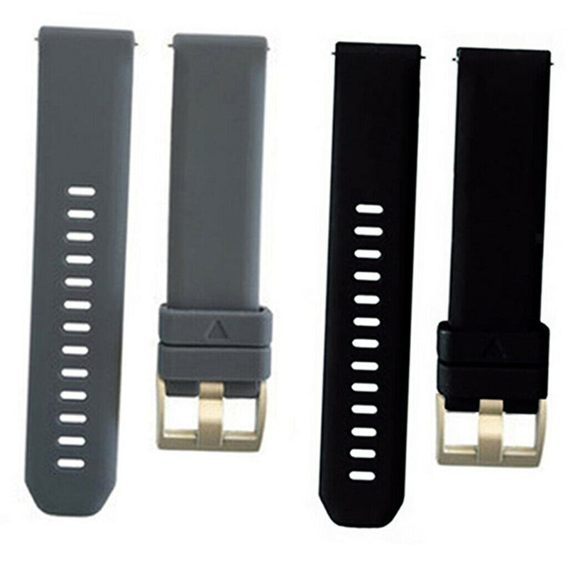 2x Sport Band Soft Silicone Strap Replacement Wristbands, For Garmin Vivoactive