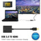 1080P USB 3.0 To HDMI Audio Video Adaptor Converter Cable For PC Windows 7/8/10