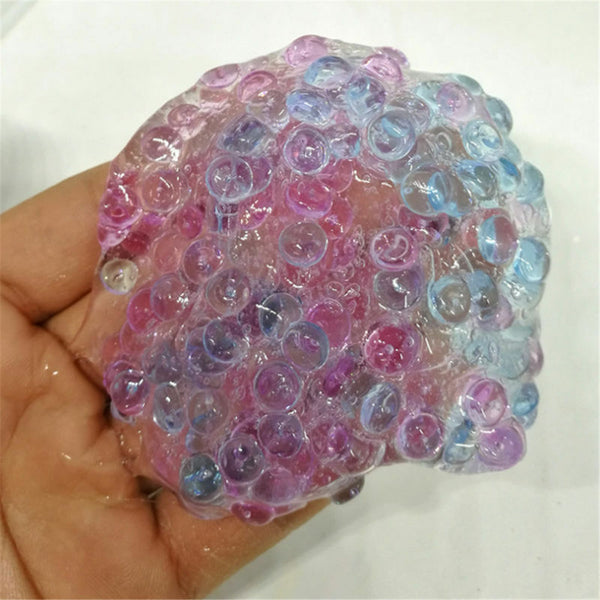 Fluffy Fishbowl Beads Slime Crunchy Squeezed Mixed Crystal Mud Toys Kids
