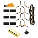 18Pcs Side Brush Main Brush Frame Cover Caster Wheel Filter for ECOVACS DEE D8R5