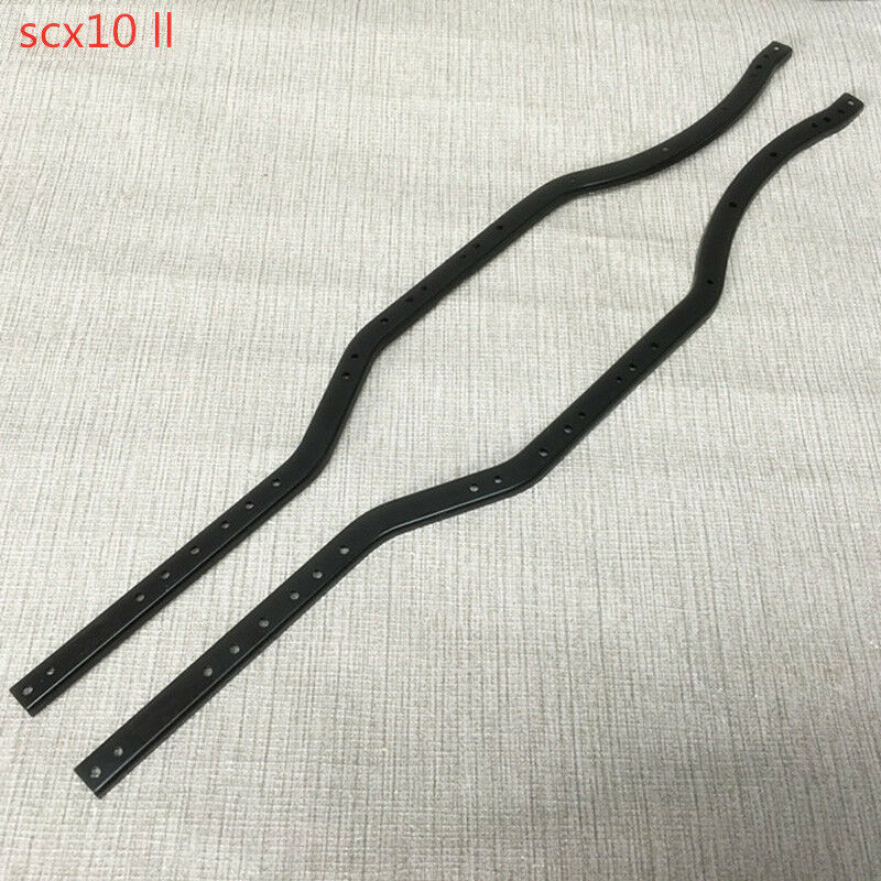 RC 1/10 Stainless Steel Chassis Frame Rails set for Axial SCX10 II Crawler Cars