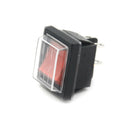 Red Button Rocker Switch 4 Plugs 16A 250V Electrical Equipment Switches JR