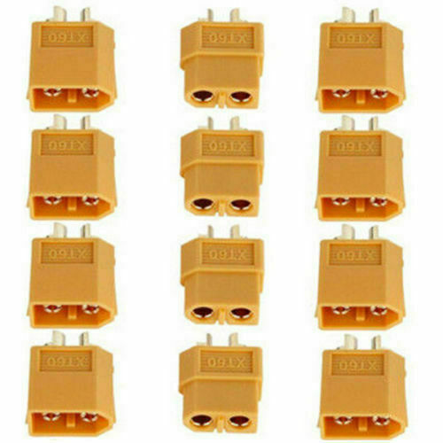 Lots 5 Pairs/10Pcs XT60 Male+ Female Bullet Connectors Plugs for RC Lipo Battery